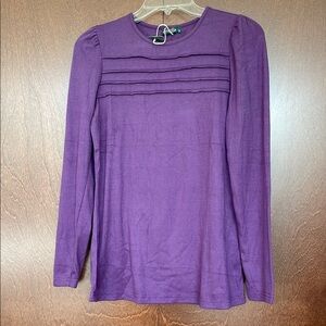 Purple Long Sleeve Women's Top
